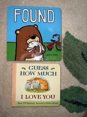 Found and Guess How Much I Love You Board Book Bundle of 2